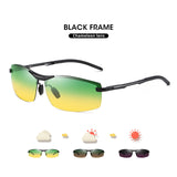 2022 Photochromic Sunglasses Men Day Night-Vision Polarized Chameleon Glasses Driving UV400 Sun Glasses