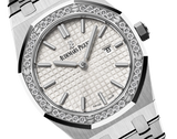 LADY - Two hands-White Steel - Quartz- 34mm