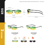 2022 Photochromic Sunglasses Men Day Night-Vision Polarized Chameleon Glasses Driving UV400 Sun Glasses