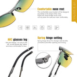 2022 Photochromic Sunglasses Men Day Night-Vision Polarized Chameleon Glasses Driving UV400 Sun Glasses