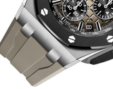 Grey Rubber Strap - 904L Steel - Automatic - 43mm