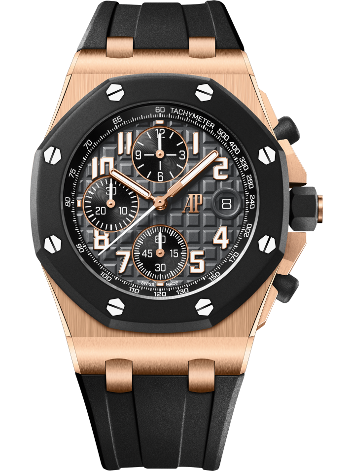 Chronograph-Black OFFs - Black Rubber - Quartz - 42mm