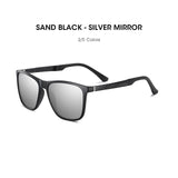 2022 Polarized Men's Sunglasses Aluminum Anti-Glare Coating Lens Driving Square Brand Sun glasses Male